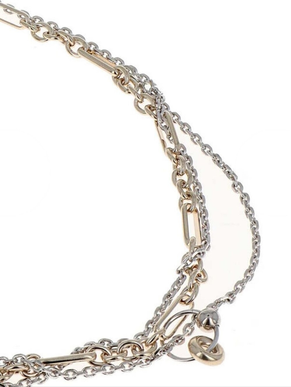 Justine Clenquet Rachel Necklace 24k Gold Plated, Charms & Chains, EUC With Box - Picture 4 of 9
